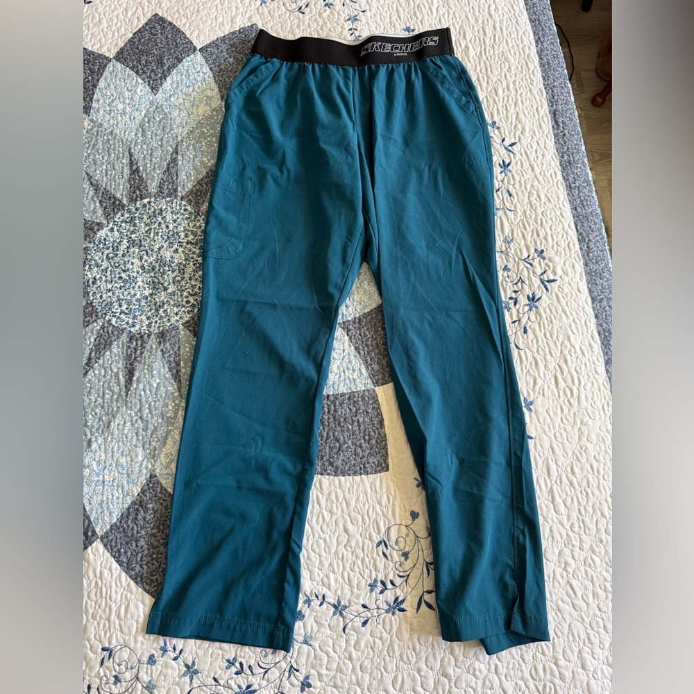Skechers Teal Scrub Pants